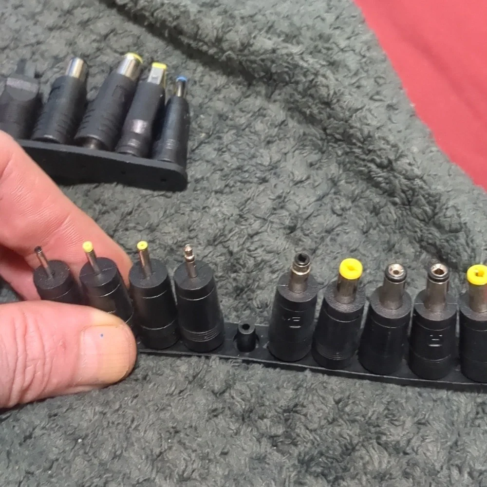 Black Universal Adapter Tips Set 34 Included